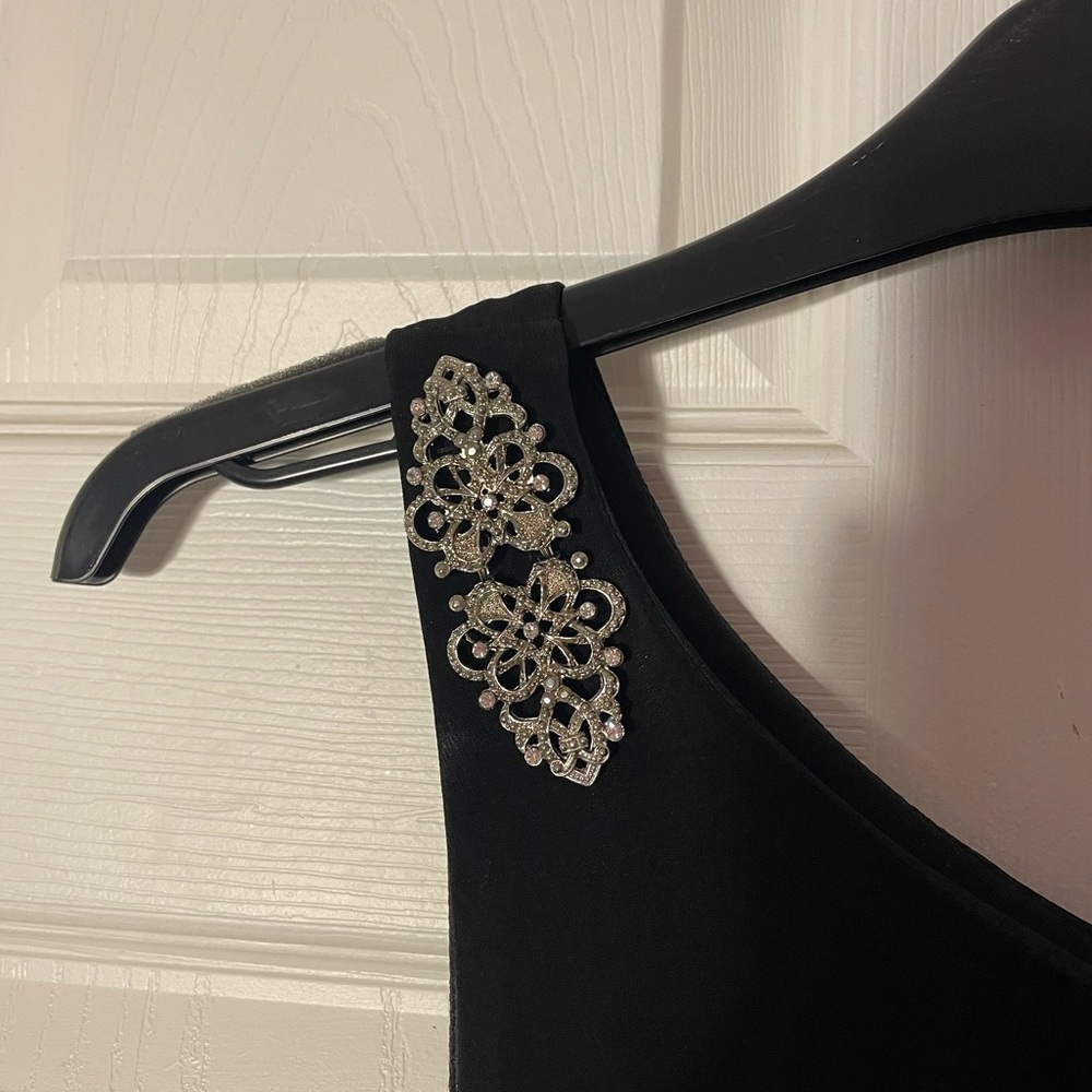Frank Lyman Design One Shoulder Black Dress